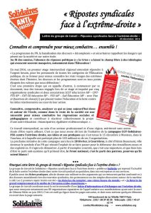 thumbnail of « Ripostes syndicales face à l’extrême-droite » – 25 déc. 2016