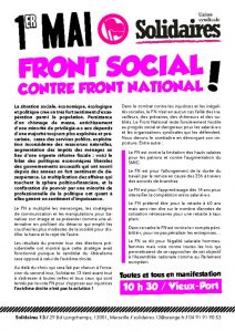 thumbnail of Tract 1er mai Solidaires