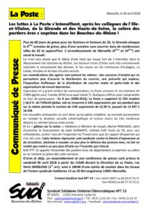 thumbnail of Communiqué de presse Sud APT 13 du 03 avril 2018