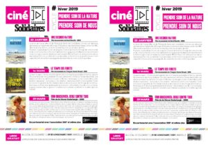 thumbnail of Ciné-Solidaires – hiver 2019 – flyers